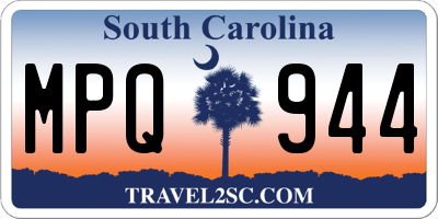 SC license plate MPQ944