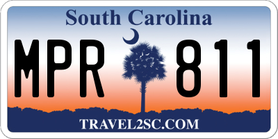SC license plate MPR811