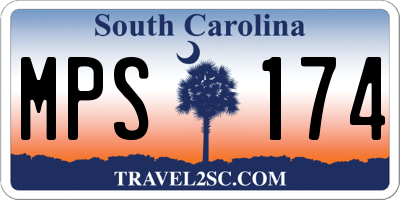 SC license plate MPS174