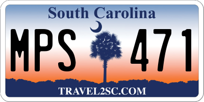 SC license plate MPS471