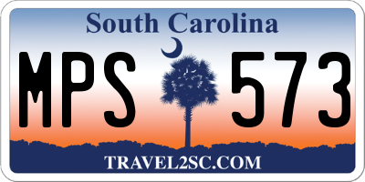 SC license plate MPS573
