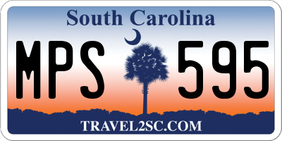 SC license plate MPS595