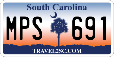 SC license plate MPS691