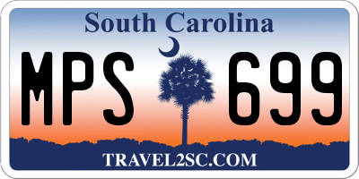 SC license plate MPS699