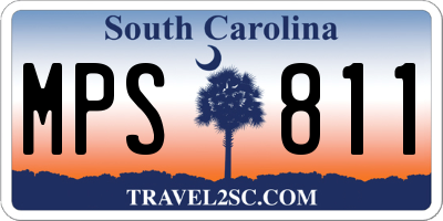 SC license plate MPS811