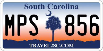 SC license plate MPS856