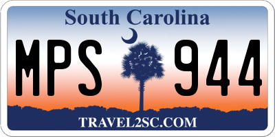 SC license plate MPS944