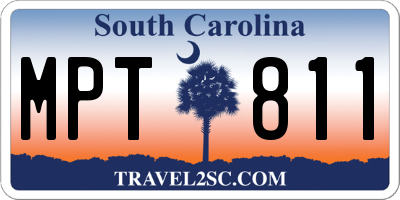 SC license plate MPT811