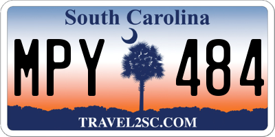 SC license plate MPY484