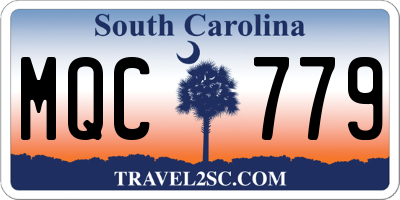 SC license plate MQC779