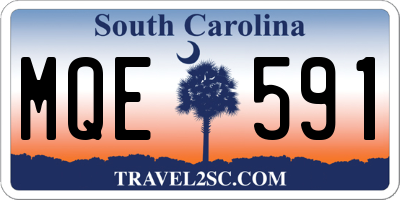 SC license plate MQE591
