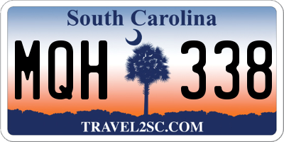SC license plate MQH338