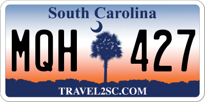 SC license plate MQH427