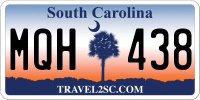 SC license plate MQH438