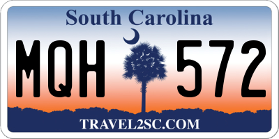 SC license plate MQH572