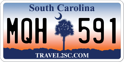 SC license plate MQH591