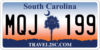 SC license plate MQJ199