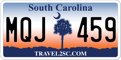 SC license plate MQJ459