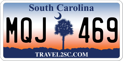 SC license plate MQJ469