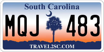 SC license plate MQJ483