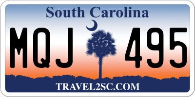 SC license plate MQJ495