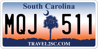 SC license plate MQJ511