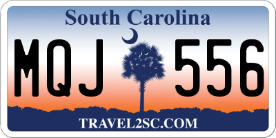 SC license plate MQJ556