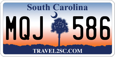 SC license plate MQJ586