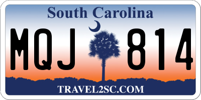 SC license plate MQJ814