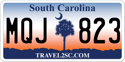 SC license plate MQJ823