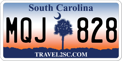 SC license plate MQJ828