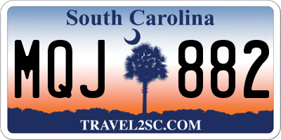 SC license plate MQJ882