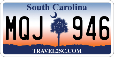 SC license plate MQJ946