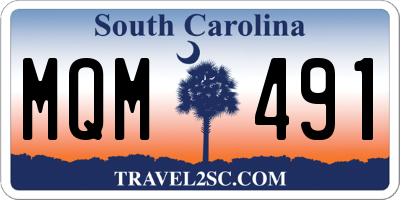SC license plate MQM491