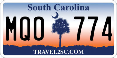 SC license plate MQO774