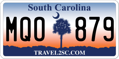 SC license plate MQO879