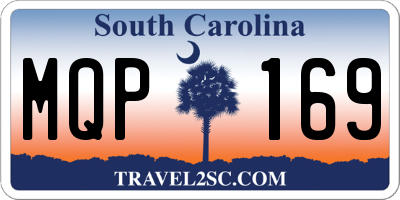 SC license plate MQP169