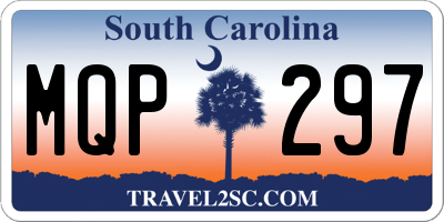SC license plate MQP297