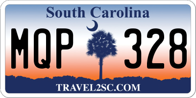 SC license plate MQP328