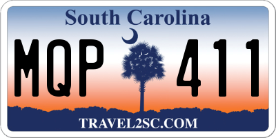 SC license plate MQP411