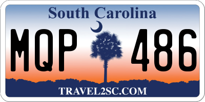SC license plate MQP486