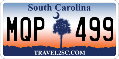 SC license plate MQP499