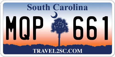 SC license plate MQP661
