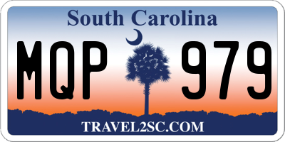 SC license plate MQP979