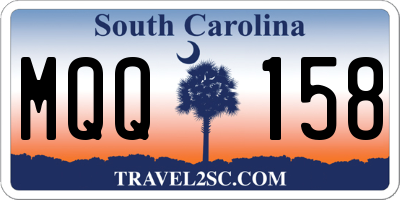 SC license plate MQQ158