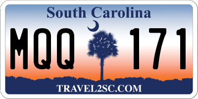 SC license plate MQQ171