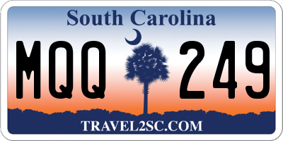 SC license plate MQQ249