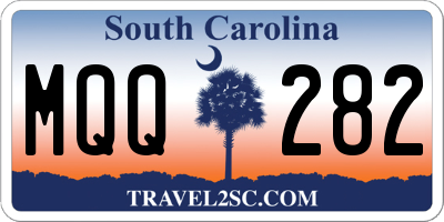 SC license plate MQQ282
