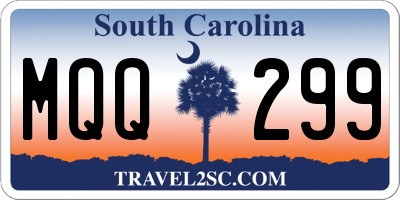 SC license plate MQQ299
