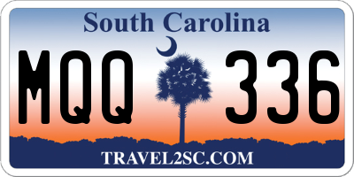 SC license plate MQQ336